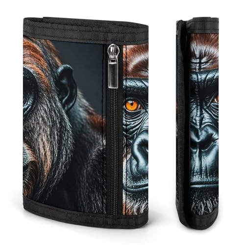 A Gorilla Slim Wallets for Men Money Clip Card Holder Wallet Men's Trifold Wallet And Coin Pocket3