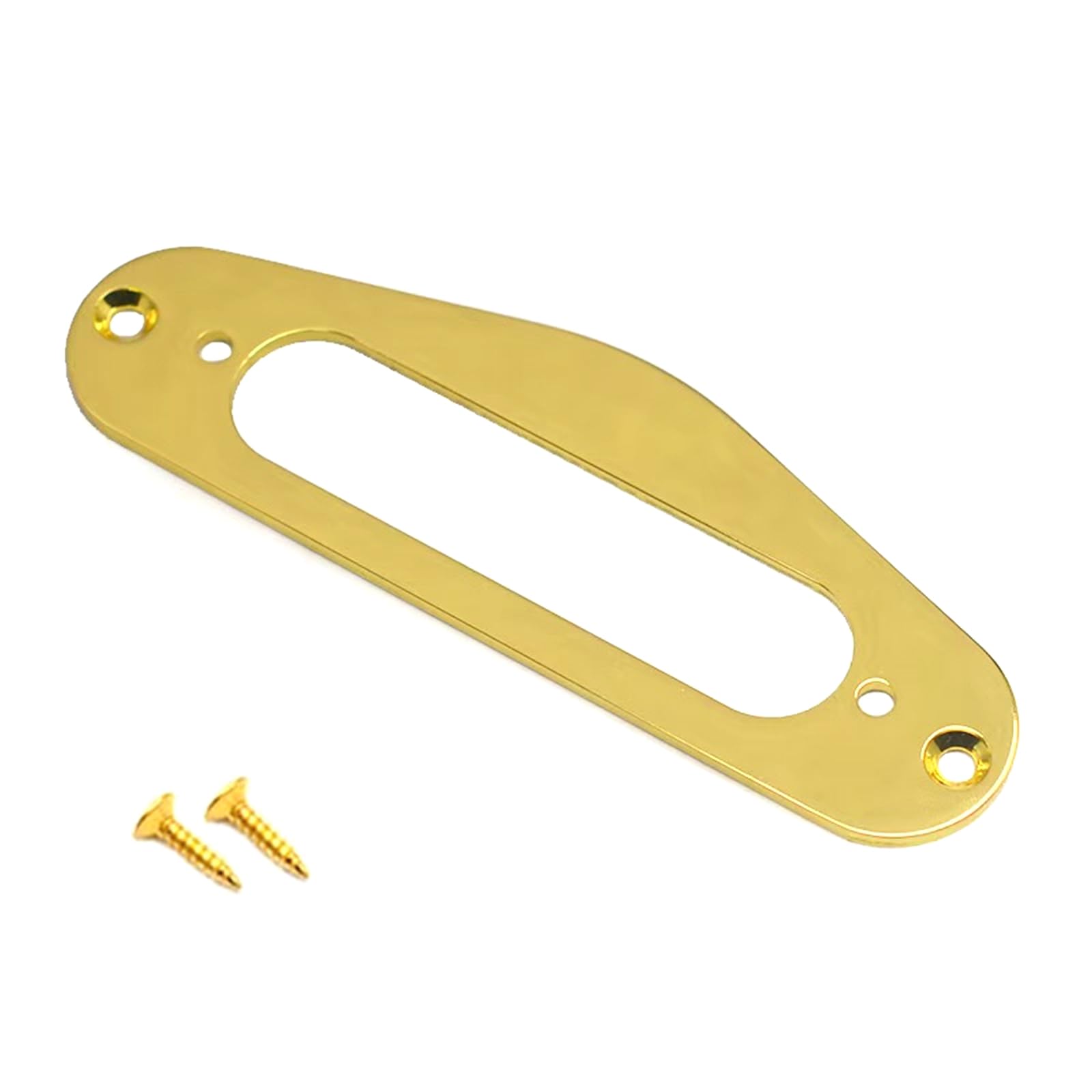 Maxtonser Metal Pickup Surround Mounting Rings with Screws Single Coil Metal Humbucker Pickup Rings Electric Guitar Accessories