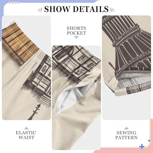 London Big Ben Boys Long Pants Soft Trousers Elastic Waist Kids Lounge Bottoms with Pockets S-XL4