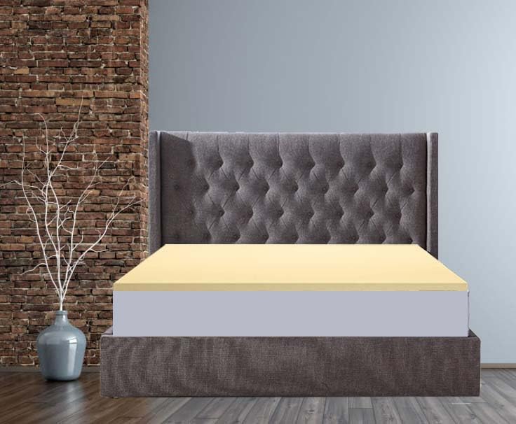 Orthopaedic Memory Foam Mattress Topper – Pressure Relief Bed Topper for Back Pain, Breathable Soft Support Mattress Overlay, Mattress Protector for Better Sleep (1 Inch (2.5 cm), Single)