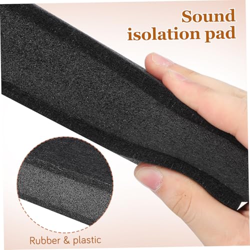 Placa Negra de Plástico y Goma para Aislamiento Acústico para Equipos Subwoofer miniatura 3