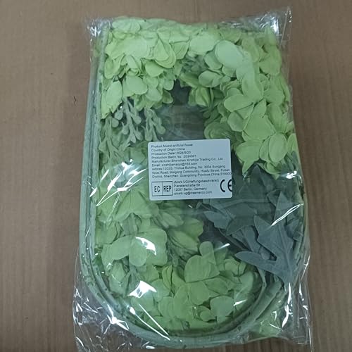 OUKEYI 33.5in 6pcs Fake Flower Delphinium Artificial Silk Larkspur Long Stem Flowers for Tall Vase Home Wedding Party Decor (Green) - Image 2