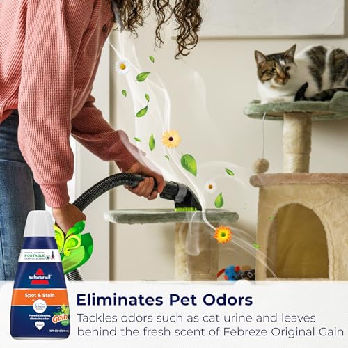 Image of Bissell Spot & Stain with Febreze + Gain Original Scent Formula for Little Green Devices, Portable Carpet Cleaners (3968)