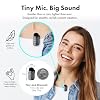 Movo NanoMic Dual Lightning Wireless Microphone for iPhone 14 and Below Lavalier Mic for iPhone, Great for Vlogging, TikTok, Content Creation w/WMX-HM2 Wireless Handle