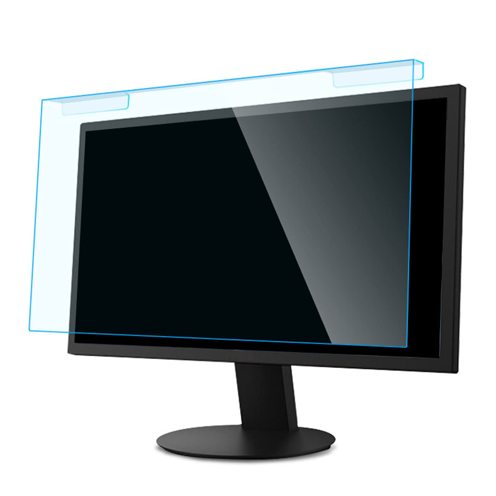 Screen Protector Hanging Eye Protection Film for 12-27inch, Anti Blue Light/Anti-glare/Scratch Resistant and Reduce Eye Fatigue, Reusable,23.6" (543 * 316mm)