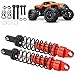 VGEBY RC Shocks Damper Shock Absorber 2Pcs 173mm Spring Shock Absorber Damper Compatible with 94050 1/5 RC Gasoline Offroad Ca(red) Sportinggoods Car Model Accessories