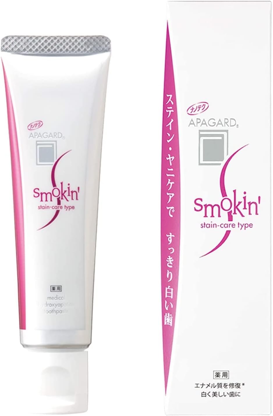 Apagard Smokin' toothpaste for smoker 100g the first nanohydroxyapatite remineralizing