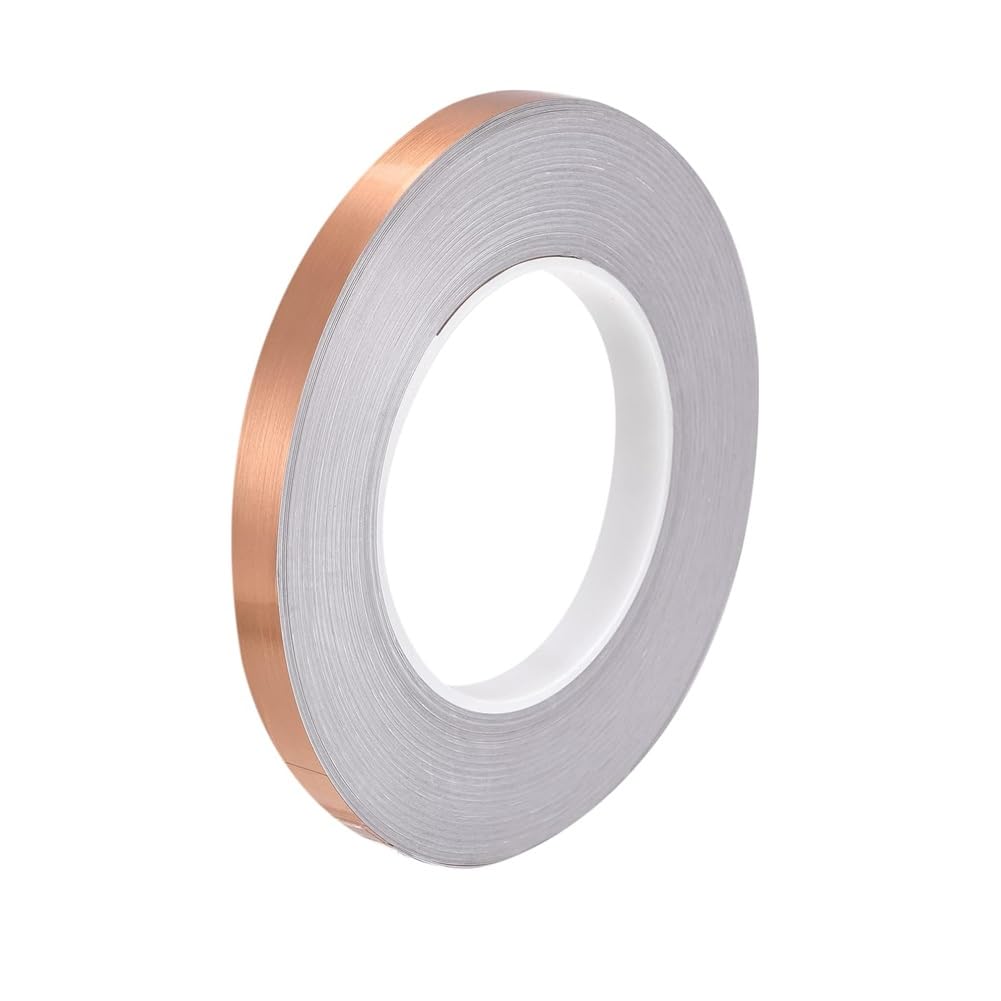 Golden Tape (1CM x 50M) - Self-Adhesive Tiles Gap Foil Line Border Tape| Mirror Finish| DIY Craft| Decorative Floor Sealing Strip, Seam Sticker, Rose Gold Patti for Wall, Ceiling & Cabinet.