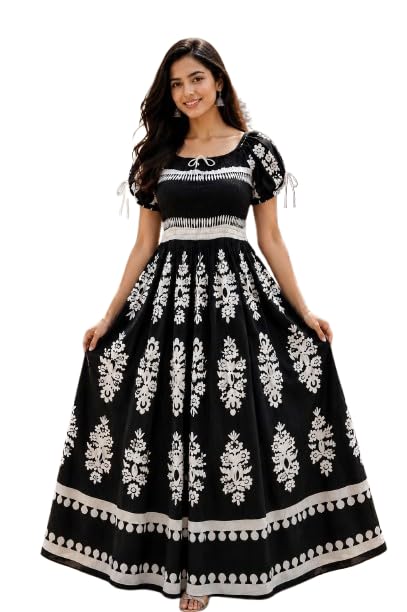 pyc Collection Women's Casual Cotton A-Line Long Maxi Dress-picture-48