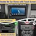 Pyniro Universal Double Din Car Stereo with Wireless CarPlay & Android Auto, 7