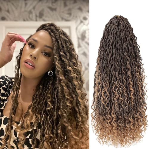 Boho River Locs Crochet Hair 22 inch - 8 Packs...