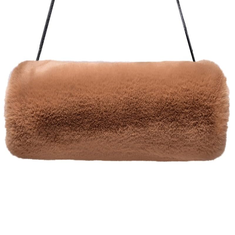 Asudaro Pelz-Handwärmer, Plüsch Hand wärmer Kissenärmel winter warme Handwärmer Plüsch handschuhe für Damen Herren Kinder Kunstpelz Handmuff für Weihnachten...
