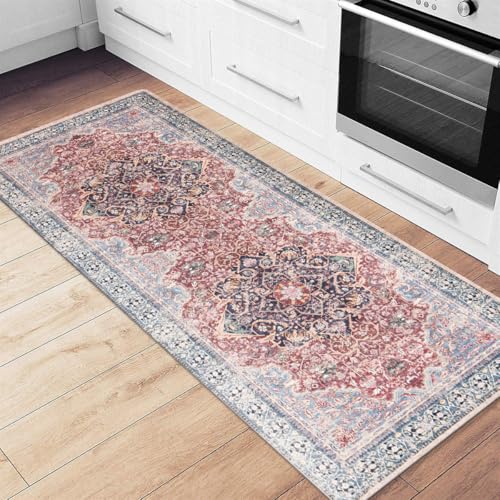 Rugshop Kitchen Mat Transitional Medallion Anti Fatigue Cushioned Standing Mat 18