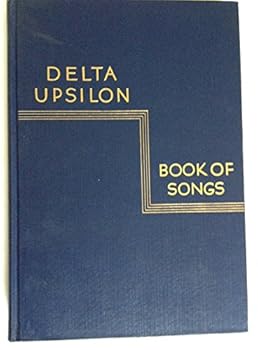 Hardcover Delta Upsilon Book of Songs Book