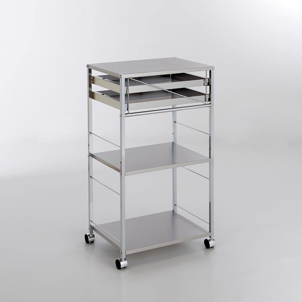 Amazon.co.jp: ディノス キッチン収納 キッチン 収納カート ステンレス