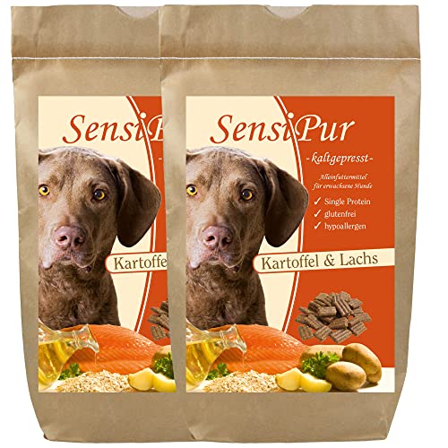 SensiPur - Kartoffel & Lachs - Kalt Gepresst -, Trockenfutter 24 kg