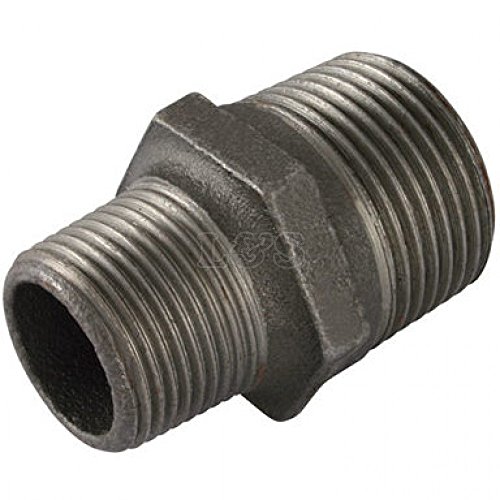 Malleable Iron Reducing Hex Nipple 1