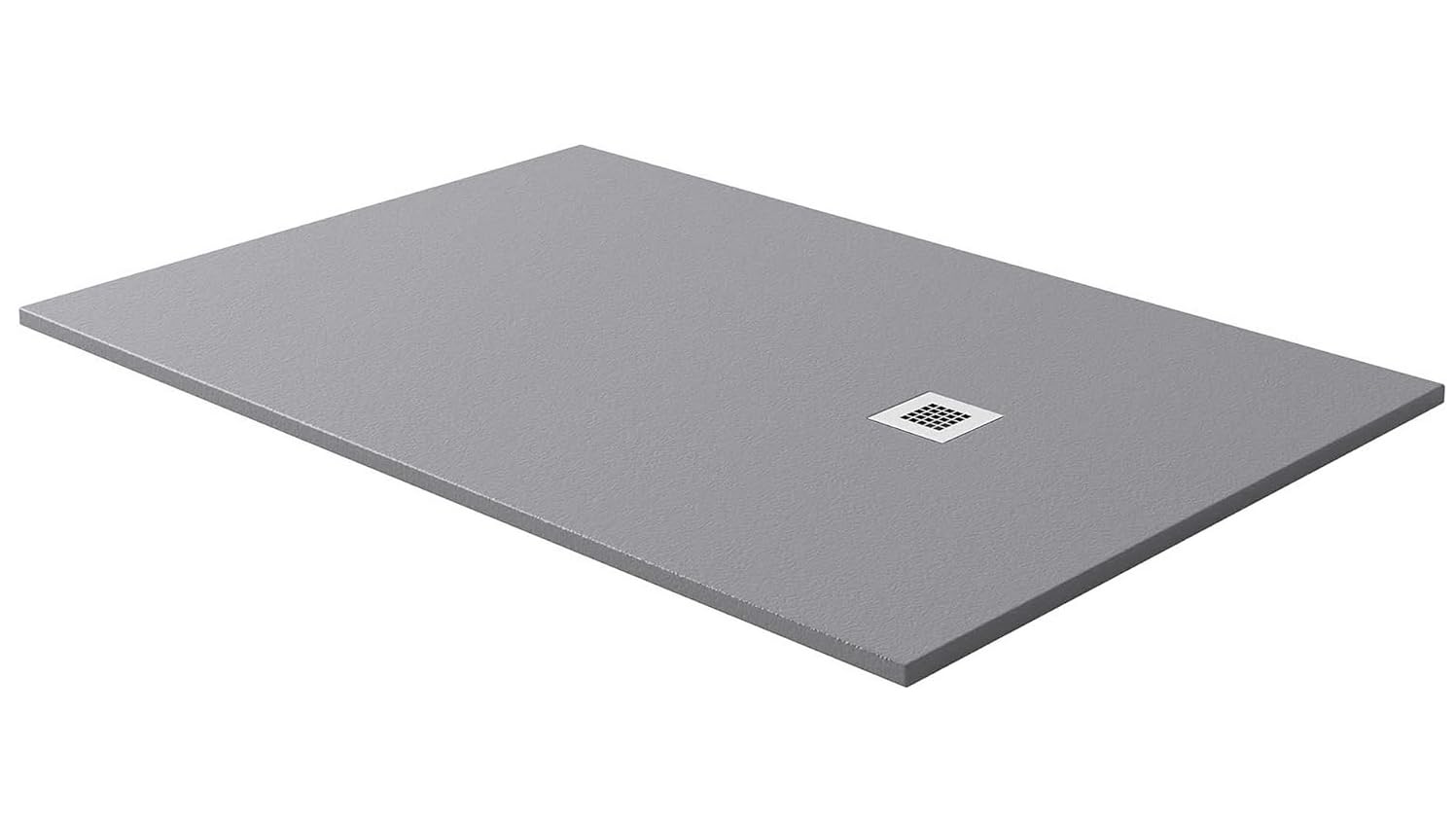 Dirty Pro Tools Grey Stone Slate Effect Shower Tray Square Rectangle Wet Room 30Mm Low Profile (1700 L X 900 W Mm)