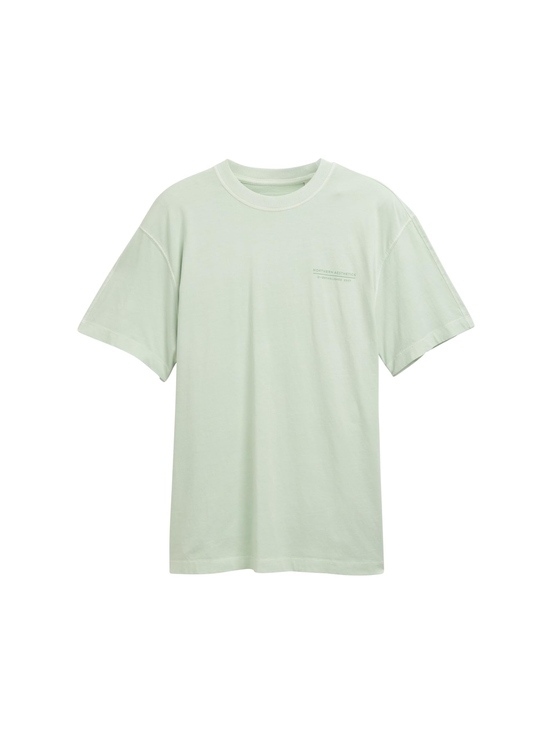 Tom Tailor Denim Men's 13632 - Fresh Mint Green T-Shirt, M