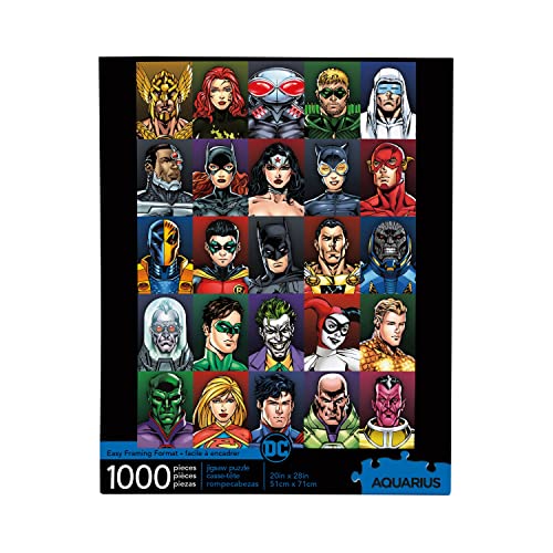 AQUARIUS DC Comics Puzzle Retro Cast (1000 Piece Jigsaw Puzzle) - Officially Licensed DC Comics Merchandise & Collectibles - Glare Free - Precision...
