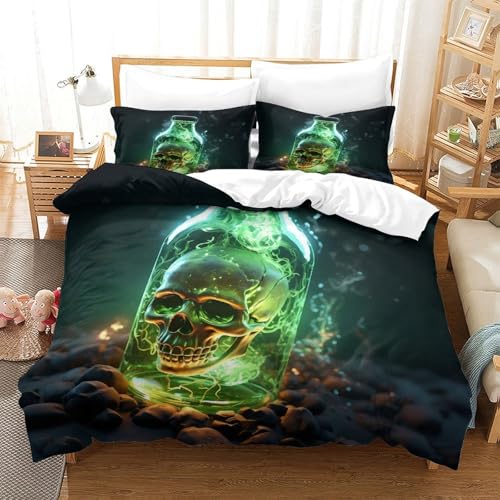 Parure de lit fermeture éclair ultra douce avec housse de couette microfibre king