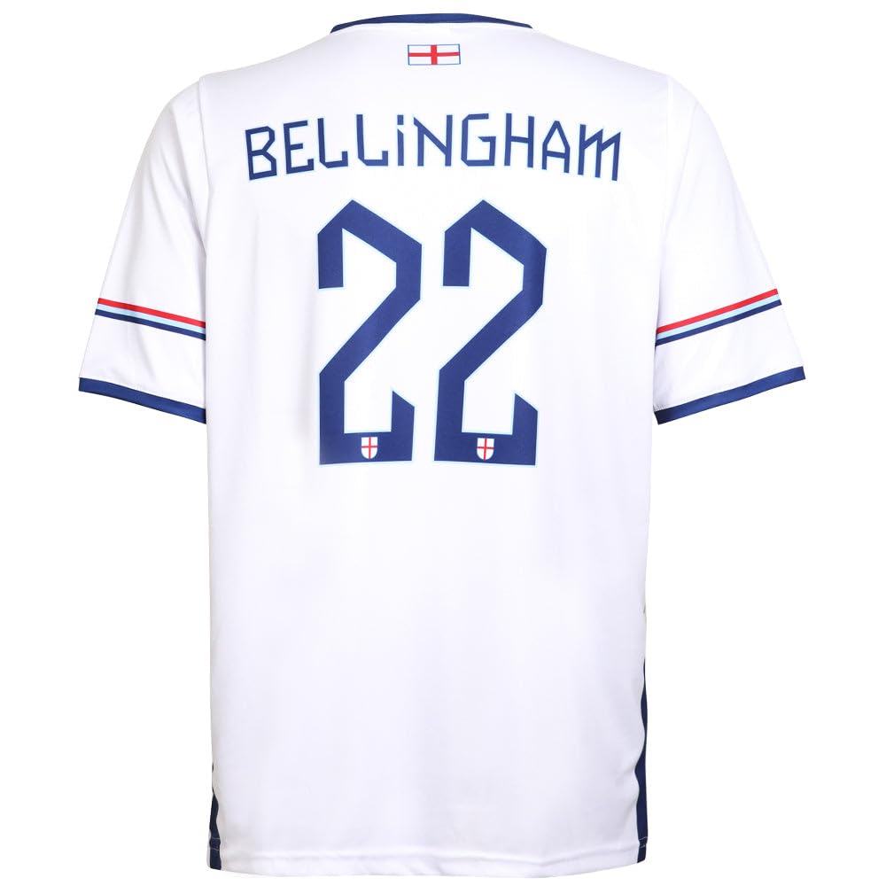 England Trikot Set Bellingham - Kinder und Erwachsene - Jungen - Männer - Fußball Trikot - Fußball Geschenke - Sport T-Shirt - Sportbekleidung