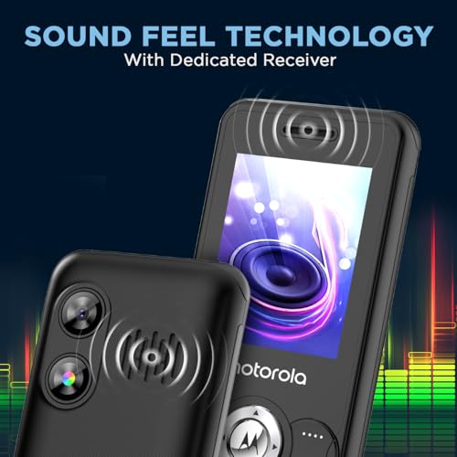 Image of Motorola All-New A300 Dual Sim keypad Phone | 2 Years Replacement | Long Lasting Battery | Built-in UPI Payments App | Wireless FM | Auto Call Recording (Black)