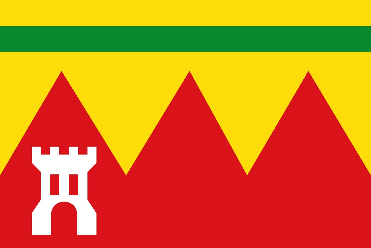 Drapeau Akkerwoude grand modèle résistant aux UV pour mât extérieur