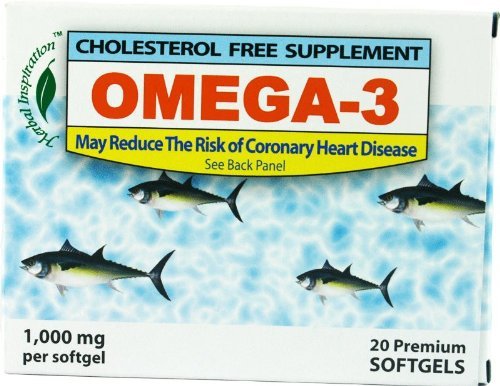 Omega-3 Fish Oil 1000 mg SoftGels Clolestrol Free