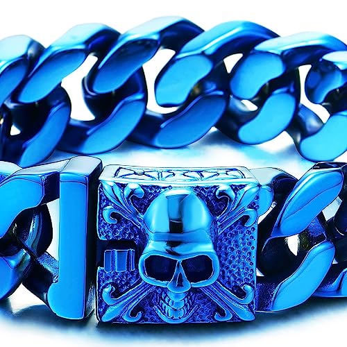 Pulsera de acero estilo vintage para hombre miniatura 2