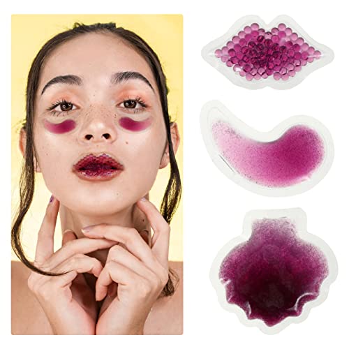 IWOWHERO 3 Pacotes Unidades Pacote Gelo Gel Beleza Rosto Cuidados Com a Pele Grânulos Gel Resfriamen