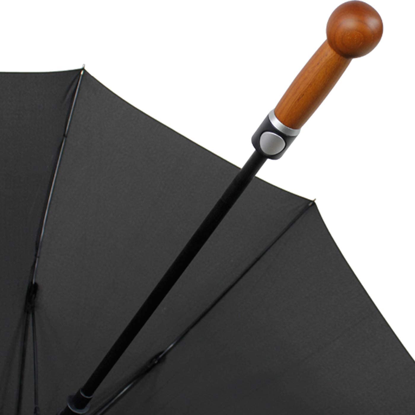 iX-brella Stützschirm Selbstverteidigungsschirm extrem stabil (schwarz)