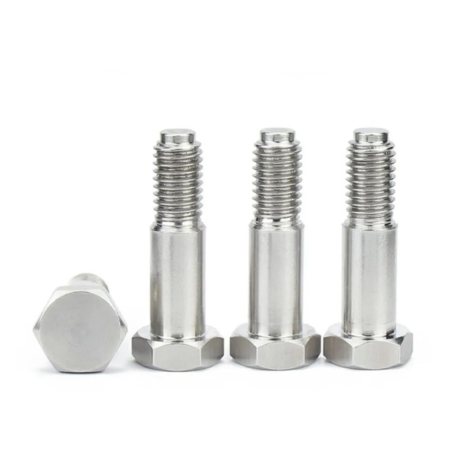 1–5 Stück 304 Edelstahl-Scharnierschrauben GB27 Außensechskant-Schulterschrauben M6 M8 M10 M12 M16 M20 M24(M20x70mm 1pc)