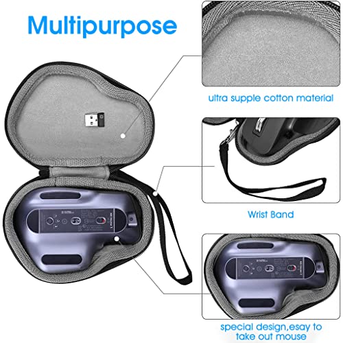 Image of ELEPHANTBOAT Portable Protector Case Cover Storage Bag Carry Travel Hard Case for MX Master /Master 2S Wireless Bluetooth Mouse
