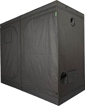 TNT-240L 240x120x200 cm, 5.76m^3 Black Mylar Grow Tent   Heavy-Duty Alloy Steel Frame, Observation Window, Multiple Vent & Cable Ports  Ideal for Hydroponics & Indoor Gardening