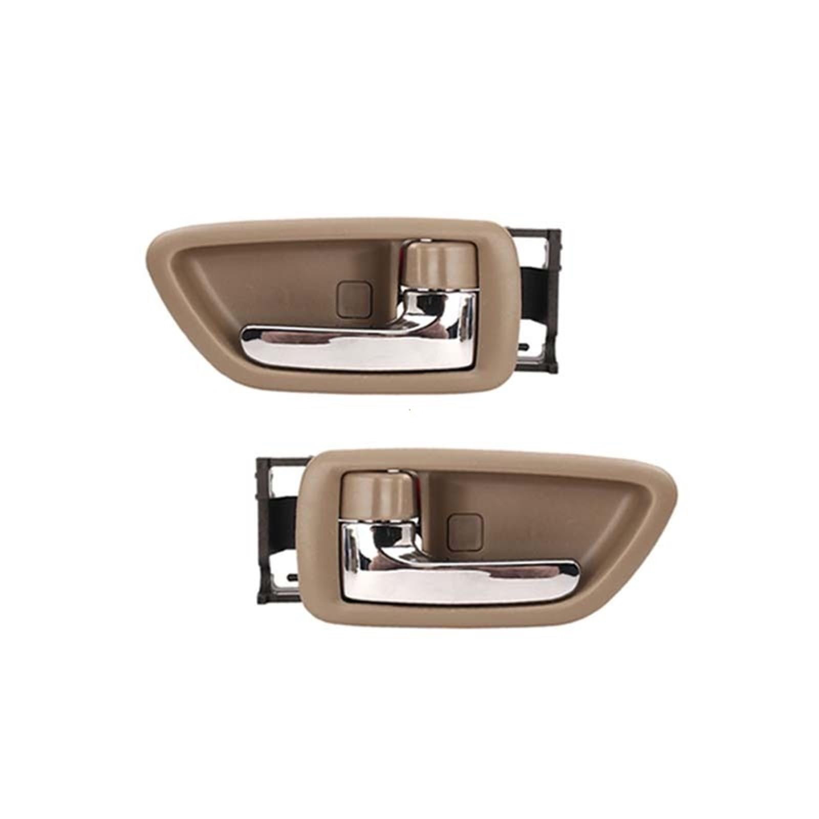 Rynvrncoe A Pair Car Door Handle For Avalon 2000-2004 For Sequoia 2001-2007 Left And Right Beige Door Handle Interior Door Handle(A Pair)