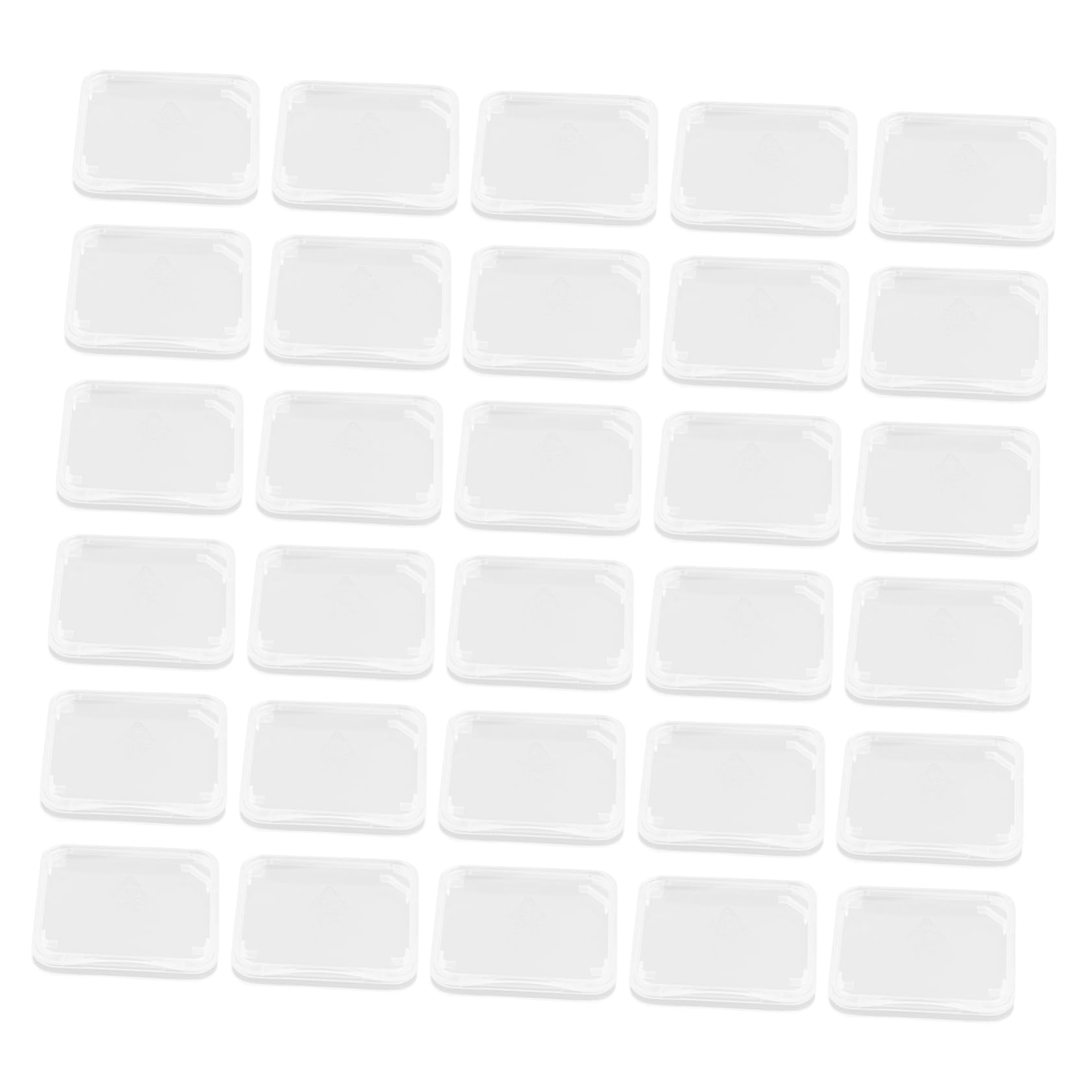 Mikikit Card Case Holder 100pcs Memory Card Boxes Plastic Organizer Storage Boxes Pp Material