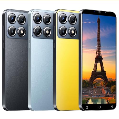 Catcalls X6Pro Mobile Phone, 5.0" Ips Display, 16GB Expandable To 128GB, Dual Sim Free Unlocked, Dual Camera, Wifi/Bluetooth/Face Id Cheap Phone (Yelow) - 6