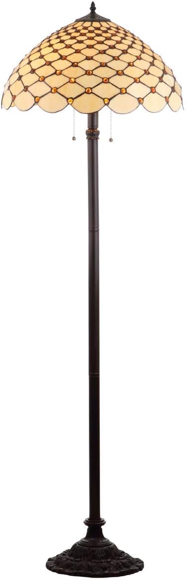 JONATHAN Y Hogdseirrs Jonathan Y jyl8009 a Lee hanglamp in Tiffany 157,5 cm, staande lamp, brons