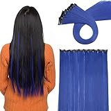 ♥♥MEHR DETAILS: Länge-20 Zoll (50cm), Gewicht-80 Gramm, Clip ist aus rostfreier Stahl, schützen Ihre Kopfhaut vorm Schaden.