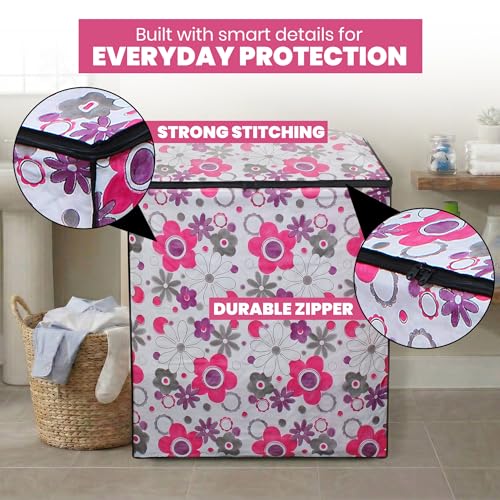 Image of DREAM CARE Waterproof & Dustproof Washing Machine Cover Top Load & Semi Automatic Suitable for 7 kg, 7.2 kg, 7.5 kg (83 x 95 x 51 cms)