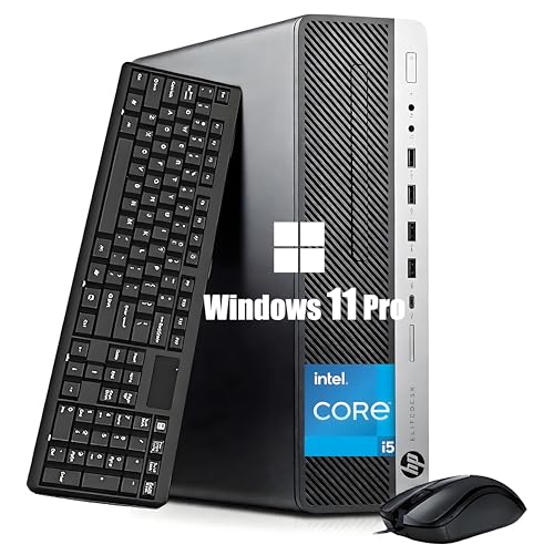 ALTE PRESTAZIONI - PC desktop HP EliteDesk 800 G3 SFF con 8 GB di RAM per eseguire più applicazioni e schede browser contemporaneamente. Personalizzato con spazio di archiviazione SSD da 512 GB per archiviare app, foto, musica e film. Dotato di 8 GB per il multitasking a piena velocità e senza ritardi.