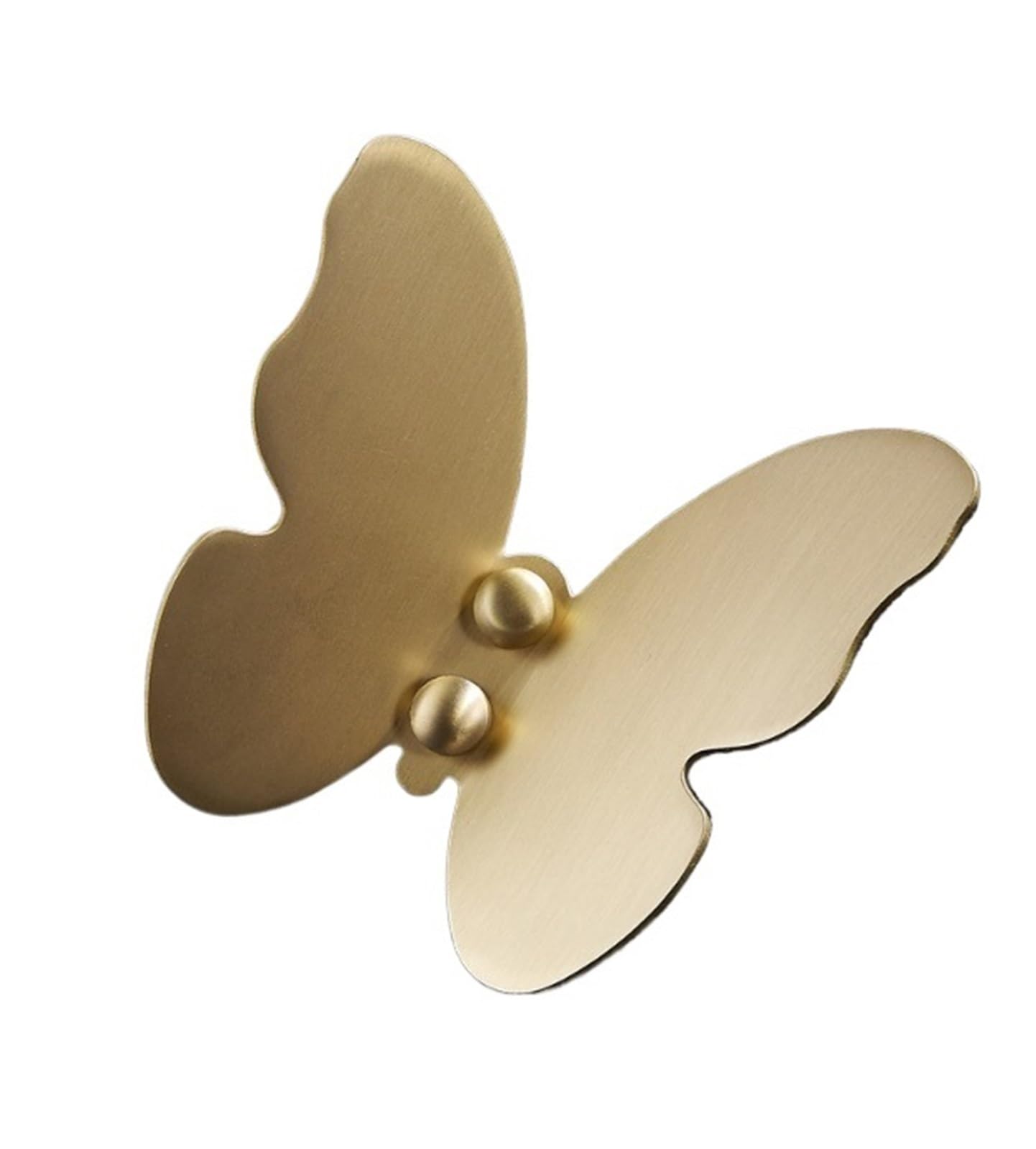 Yxinaer Orange Brass Plated Single Robe Hook Clothes Hook, Brass