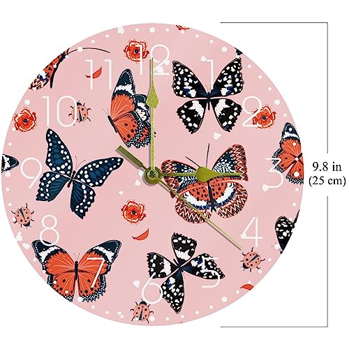 Horloge murale décorative acrylique au design moderne et épuré - 7