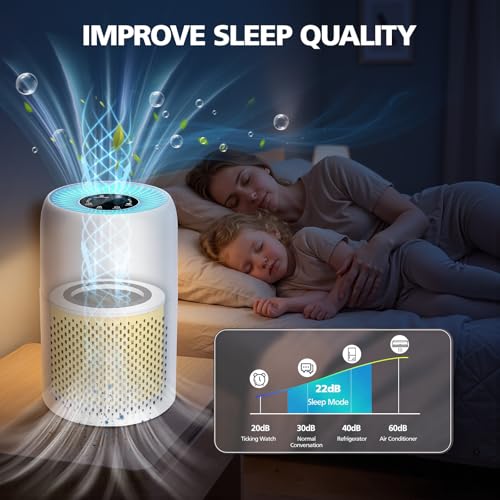 Image of AP100 AP102 Pet Care Filter Compatible with AromaRoom AP100 /AP102, Core Mini Air Purifiers, 3-IN-1 HEPA Filter and Activated Carbon Filter, 2 Pack (Yellow)