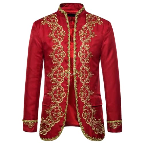 Veste de costume de dîner avec broderie fine style smoking chic
