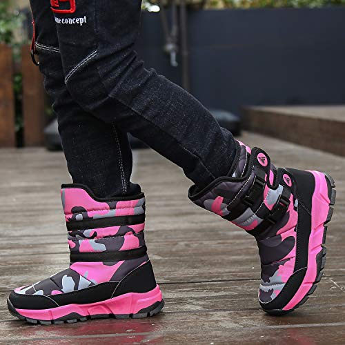 Mishansha Stivali Neve Bambini Stivaletti Ragazze