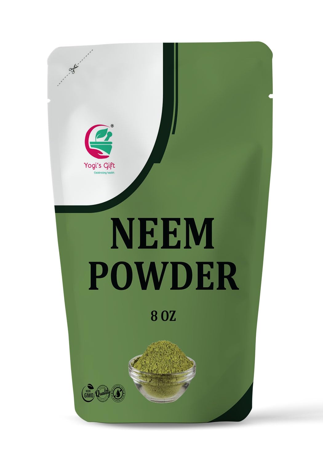NEEM Powder 250grams | Wild Crafted| Support Skin Health & Hair Growth | 100% Pure Neem Leaves Powder | Azadirachta Indica by Yogi's Gift®