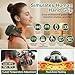 Noetopolis Nackenmassagegerät mit Wärme, 4D Elektrische Massagegerät Nacken Schulter Hände mit 3 Massagestufen 2 Temperaturstufen, Siaasoo Massage Master for Shoulder Rücken für Zuhause, Büro, Reisen