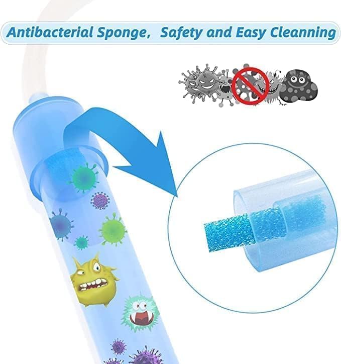 Miniatura 6 de Filtros de aspirador nasal 200 piezas para NoseFrida con pinzas de limpieza de nariz